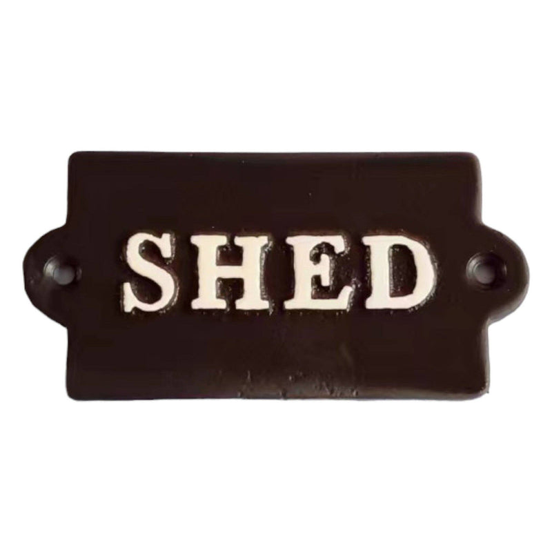 Shed Sign - Black