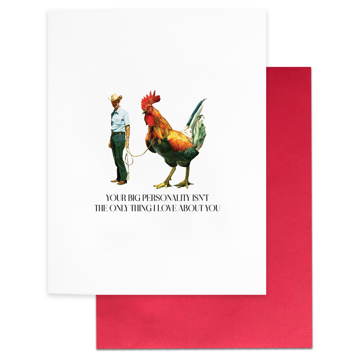Big Personality, Funny Love Greeting Card