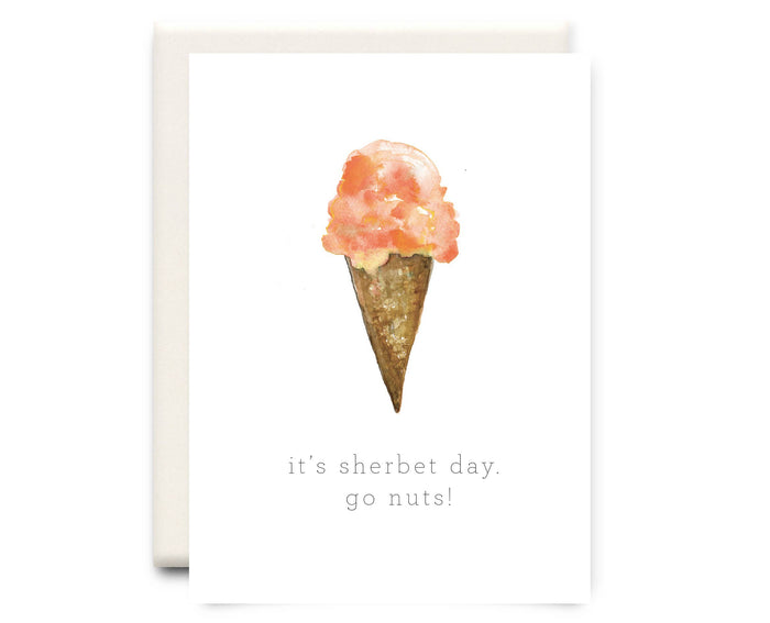 Sherbet Day  | Birthday Greeting Card