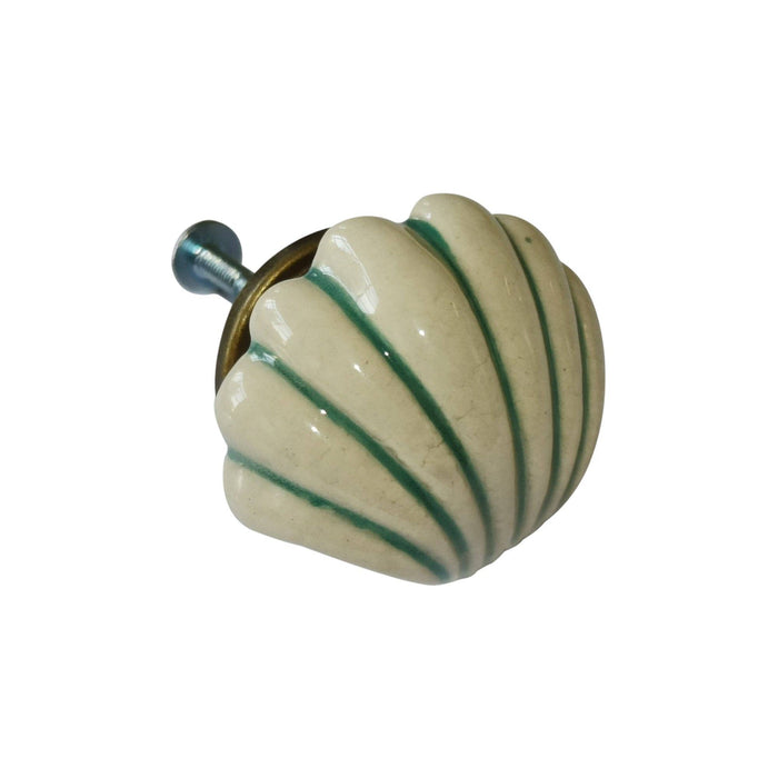 Shell Shape Ceramic Knob