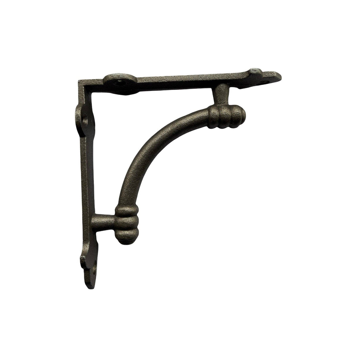 Slim Halfround Bracket, Matte Black