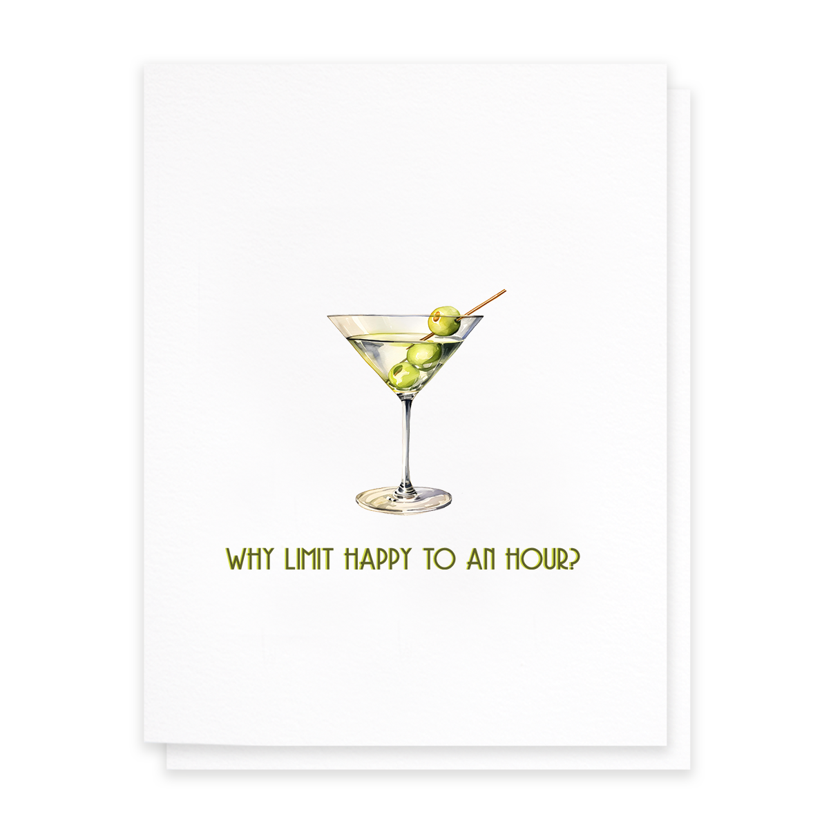 Happy Hour, Funny Greeting Card