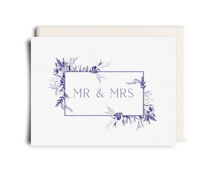 Mr & Mrs Wedding Card