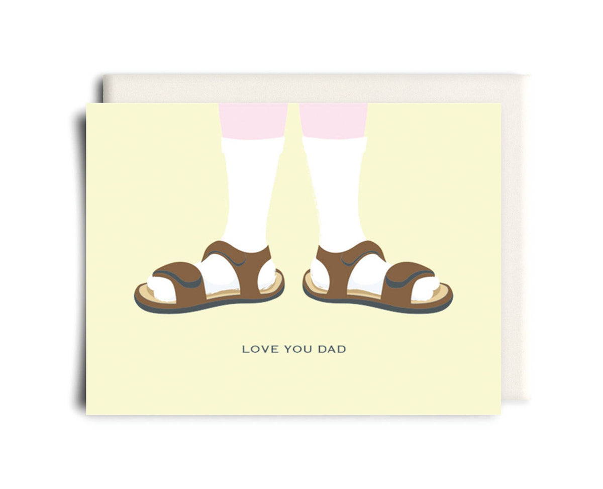 Socks and Sandals | Father's Day Greeting Card