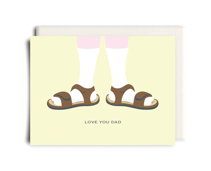 Socks and Sandals | Father's Day Greeting Card