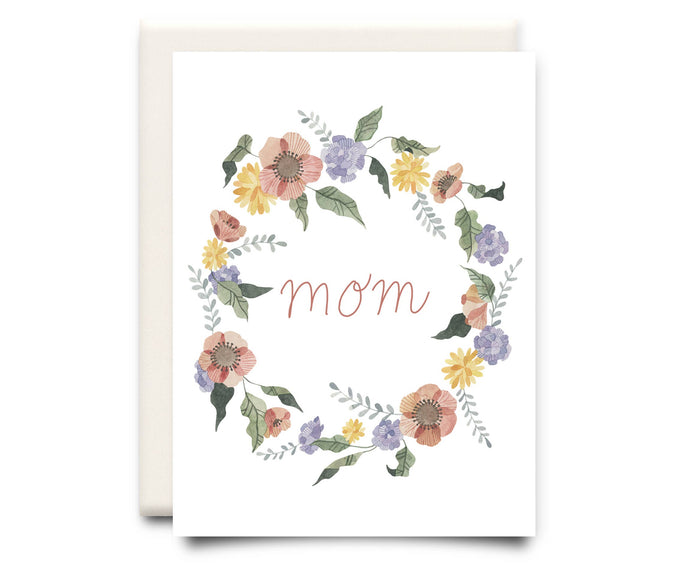 Mom Floral Wreath