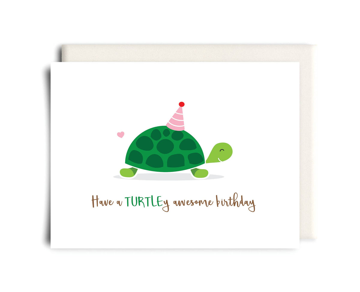 TURTLEy Awesome | Birthday Greeting Card