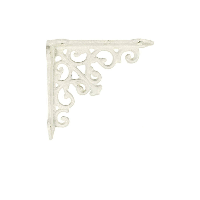 Small Victorian Shelf Bracket: White