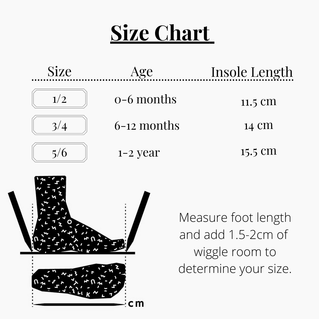 Narwhal wool booties: 5/6 (1-2 Yr)