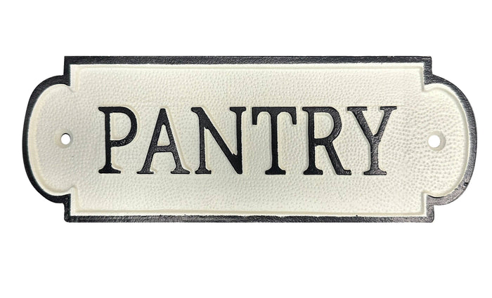 Pantry Cast Iron Sign