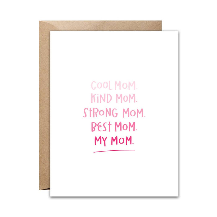 My Mom, Best Mom