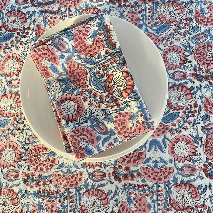 Pink and Periwinkle Napkins