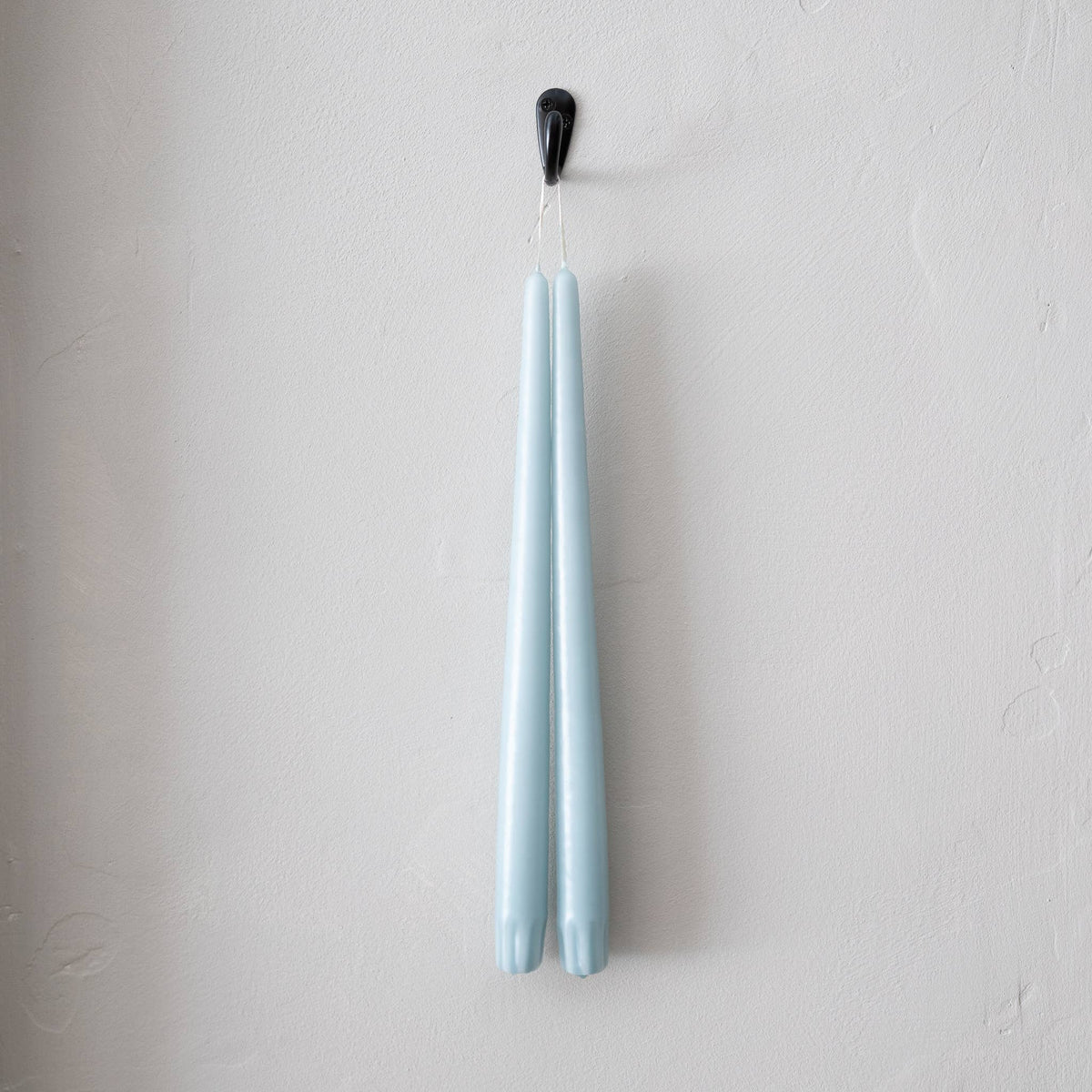 Light Blue Taper Candles - Pair