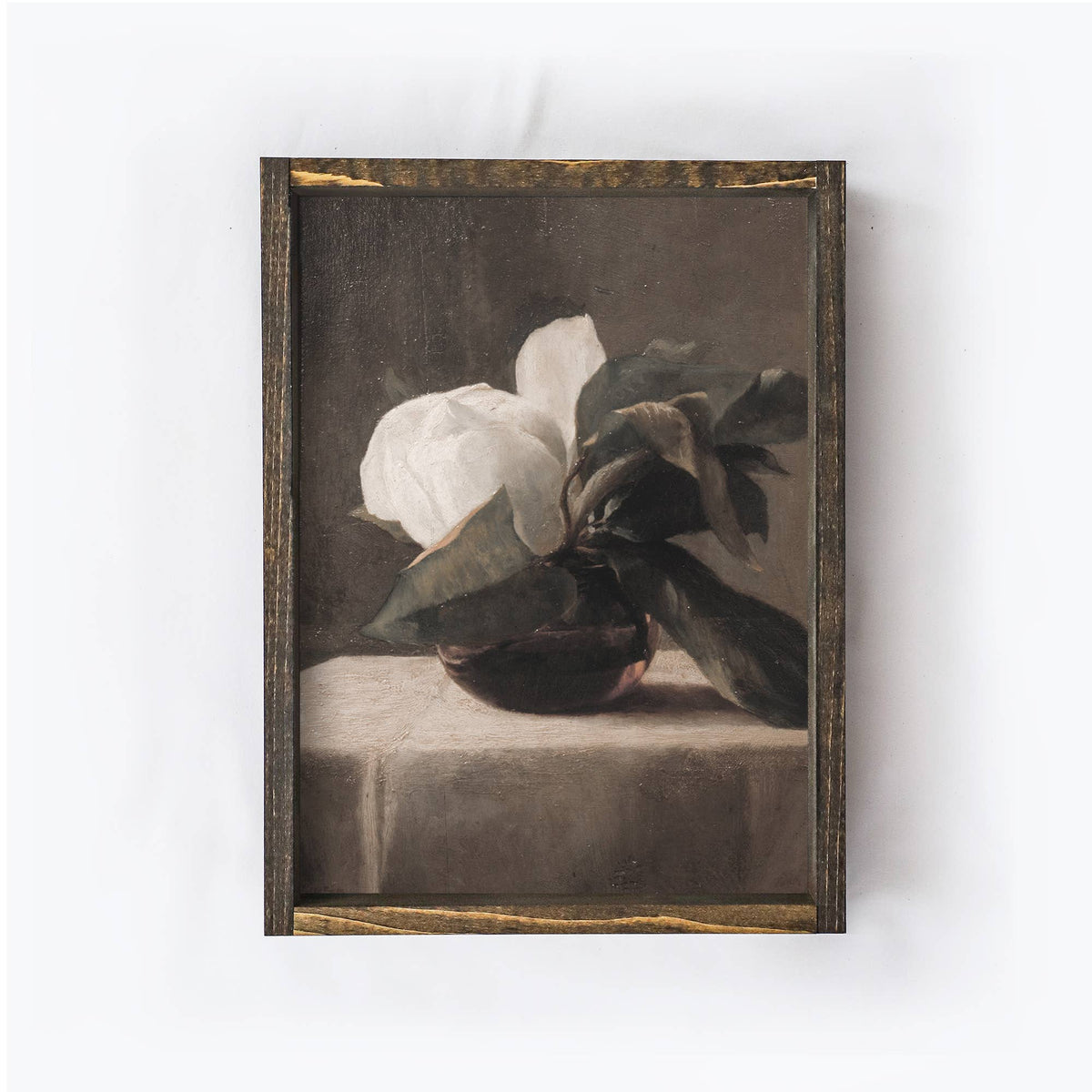 Magnolia Vintage Flower Wall Art