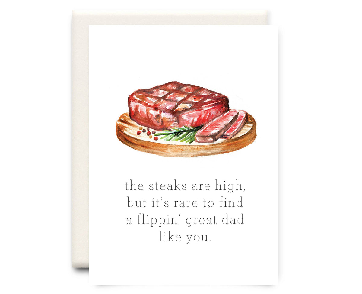 Steaks are High | Father's Day Greeting Card