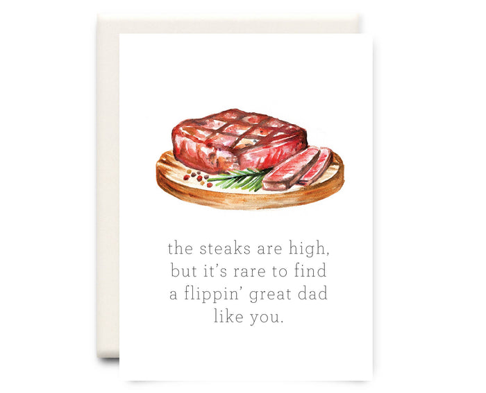 Steaks are High | Father's Day Greeting Card