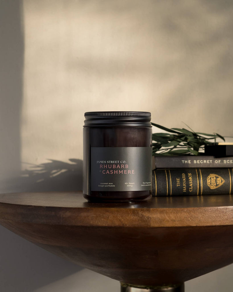 Rhubarb + Cashmere - 4oz Candle