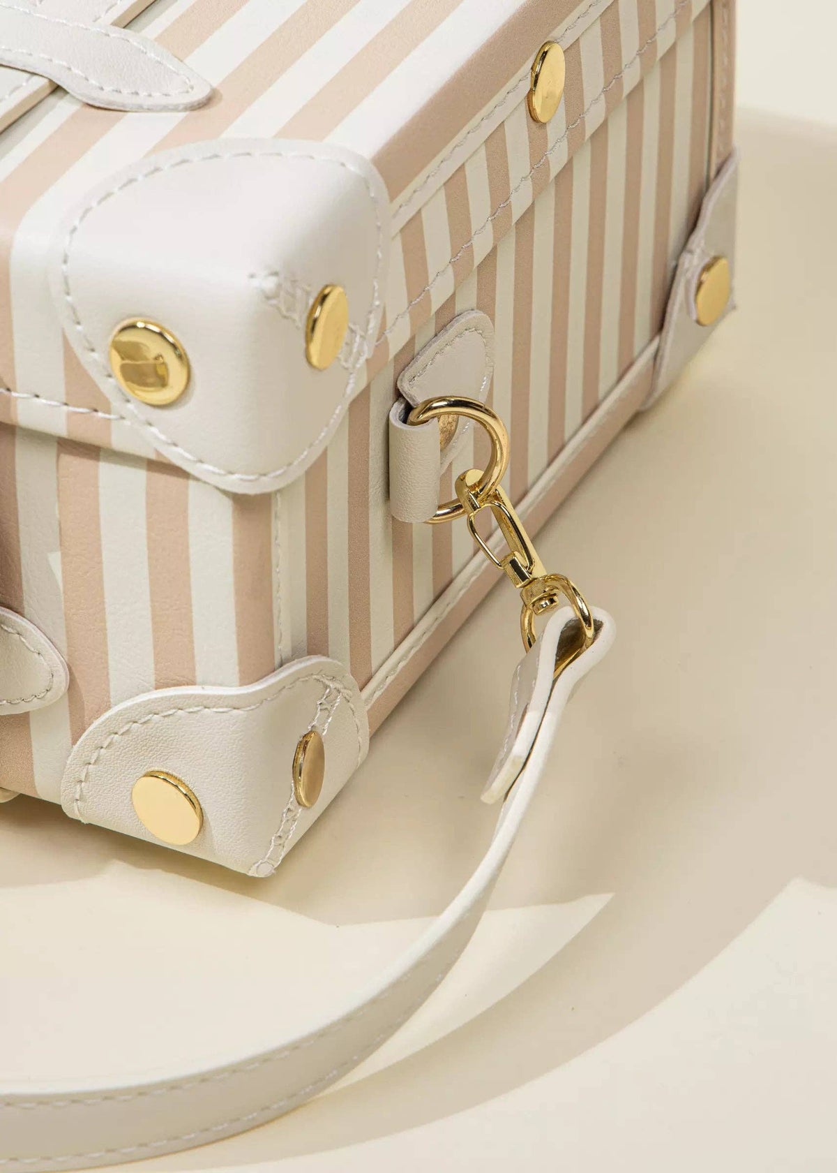 Vegan Leather Play Suitcase - Sable