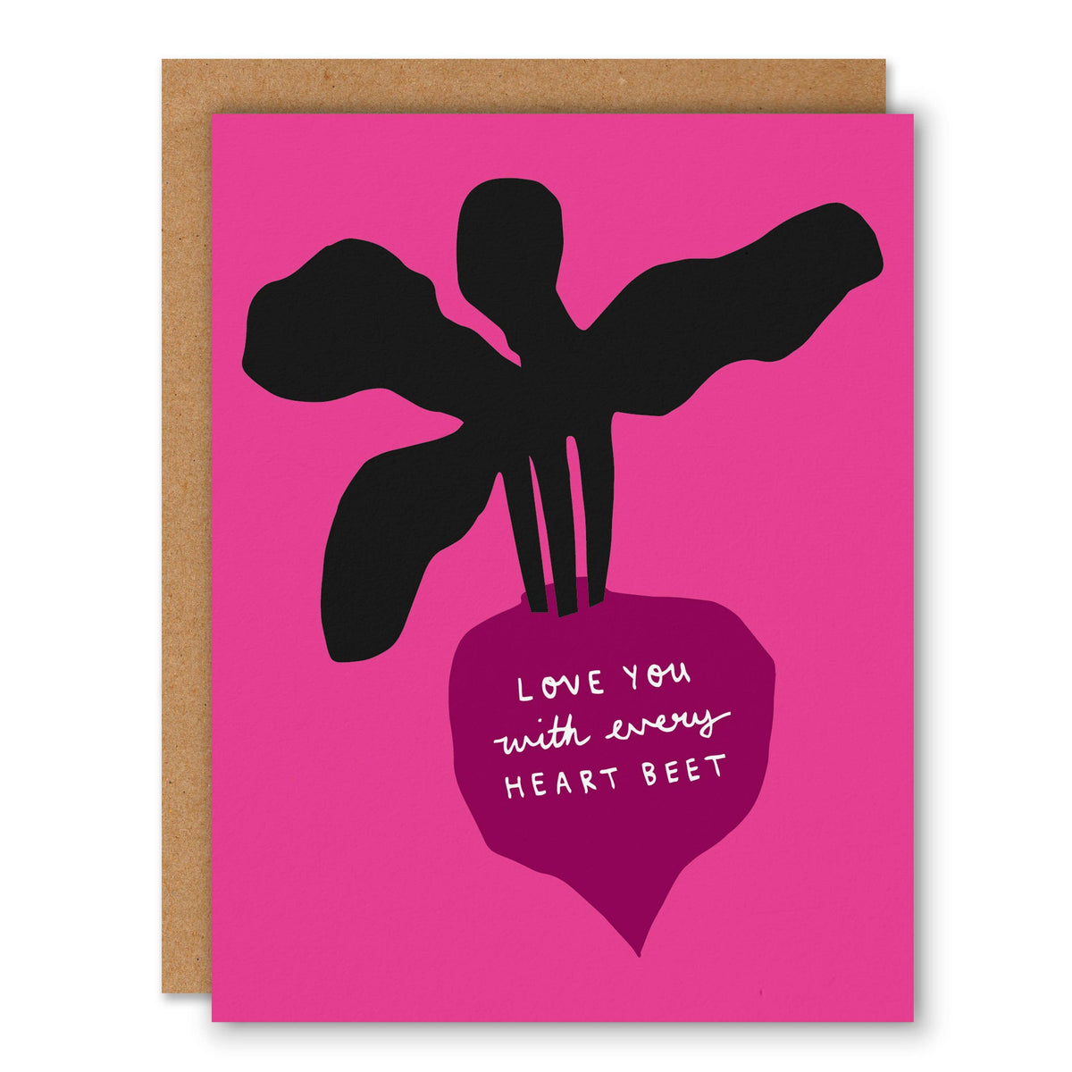 Heart Beet - Love & Friendship Greeting Card