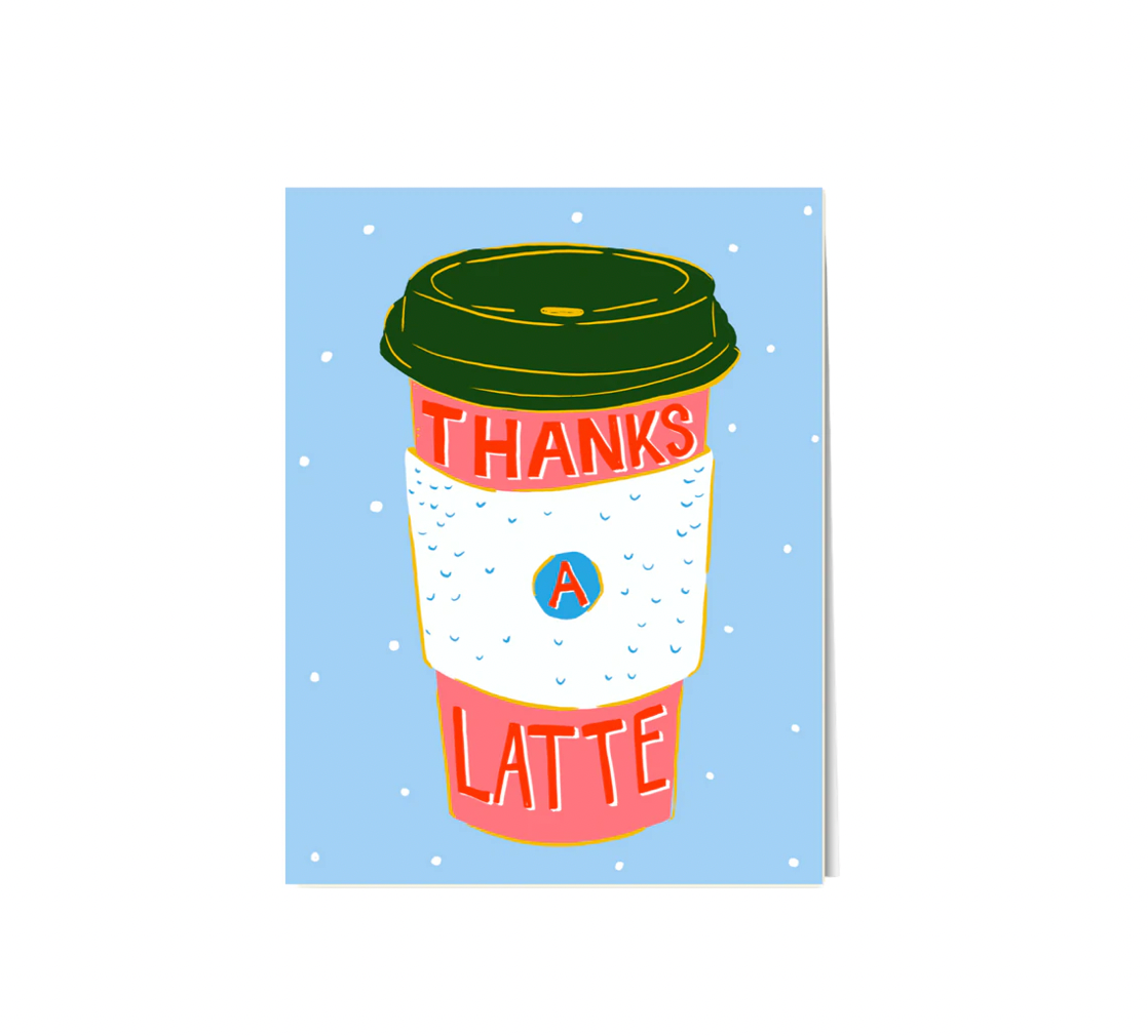 Thanks a latte card