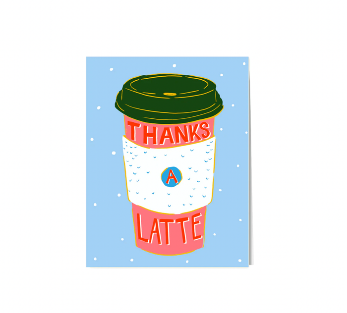 Thanks a latte card