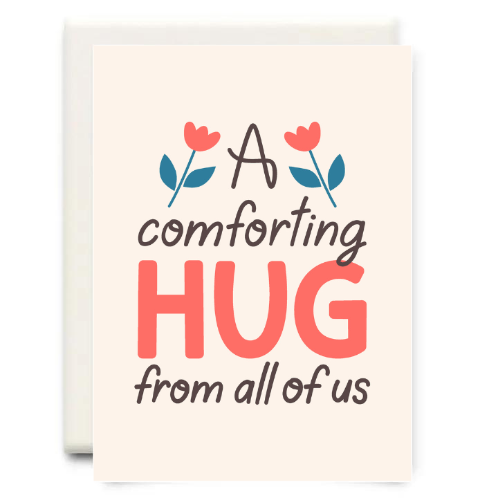 Comforting Hug Cream | Sympathy Greeting Card