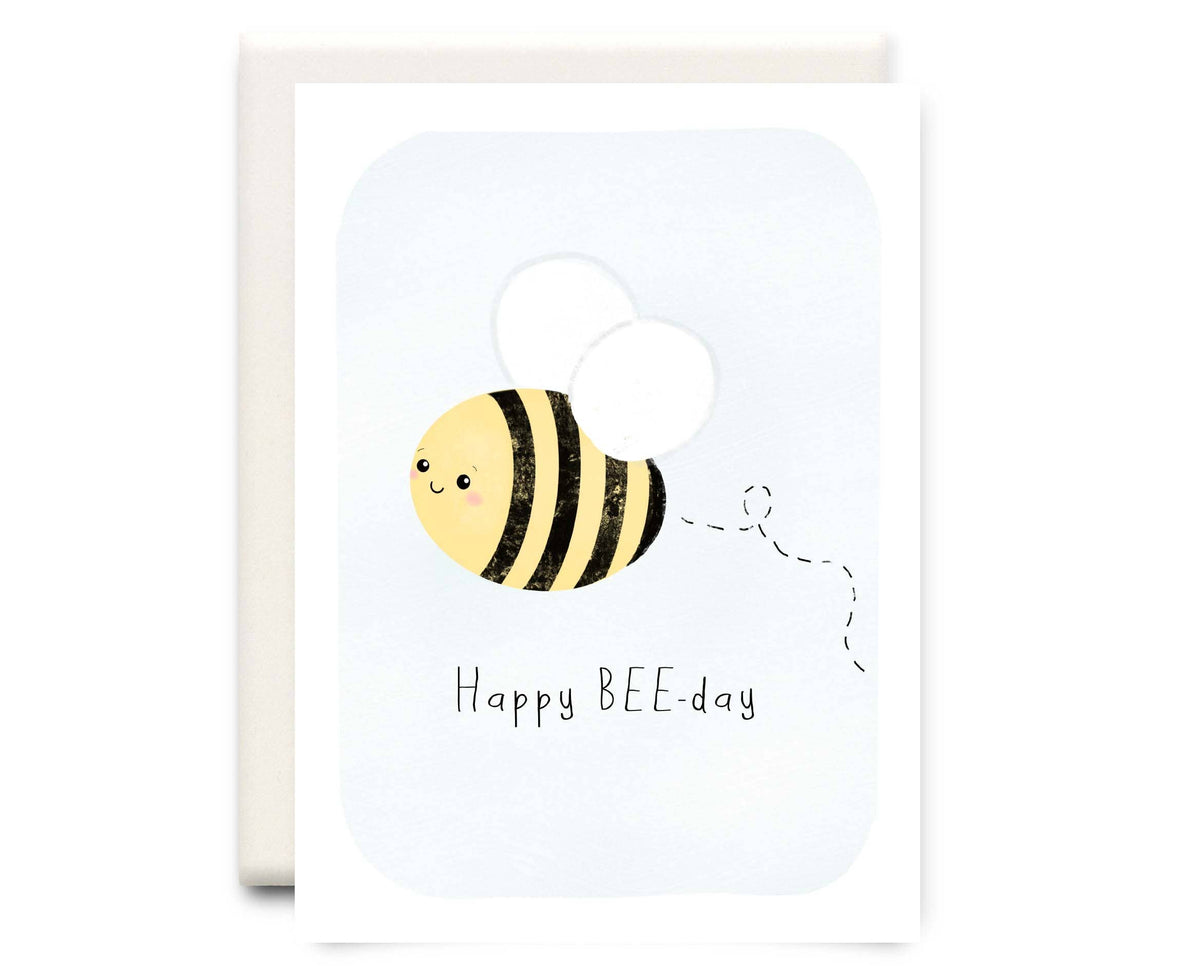 Happy Bee-Day | Birthday Greeting Card