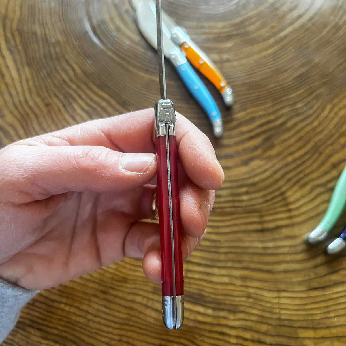 Laguiole ® Butter knife, Red