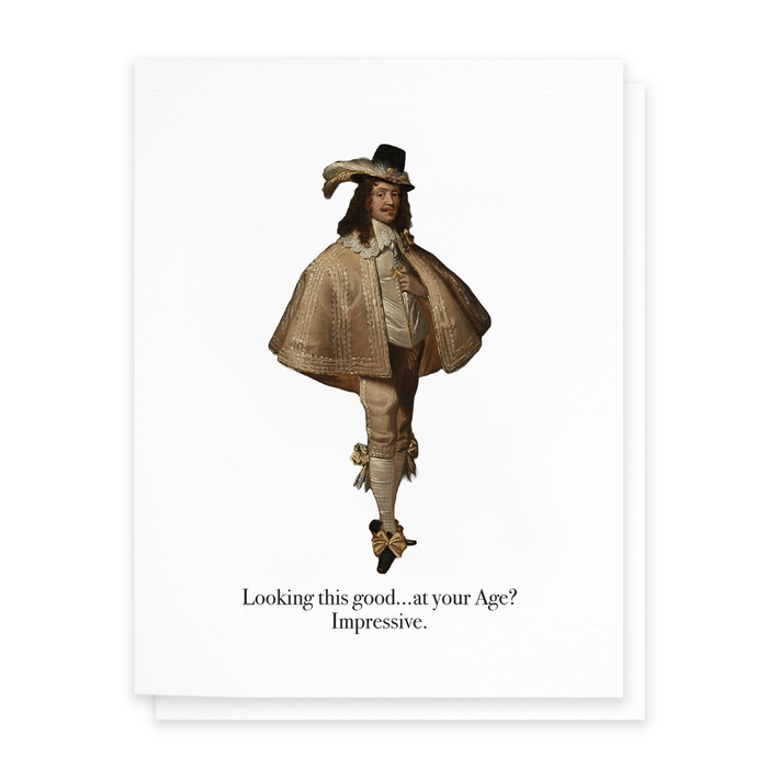 At Your Age, Funny Birthday Greeting Card