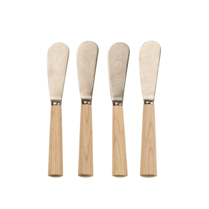 Maple Wood Spreaders, Set of 4