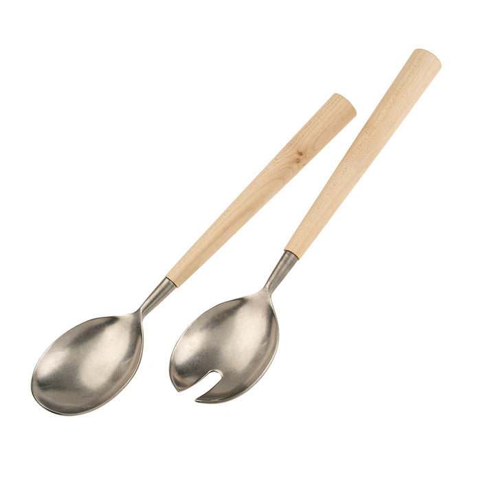 Maple Wood Salad Servers