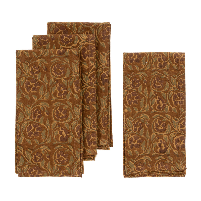 Mayur Block Print Napkins - Set of 2