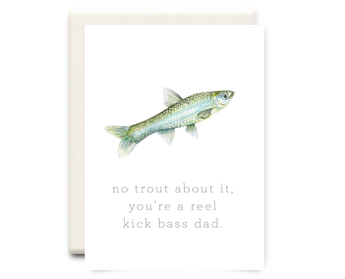 Kick Bass Dad | Father's Day Greeting Card