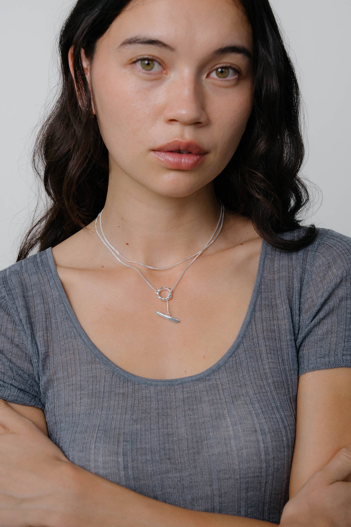 Lara Necklace: Sterling Silver