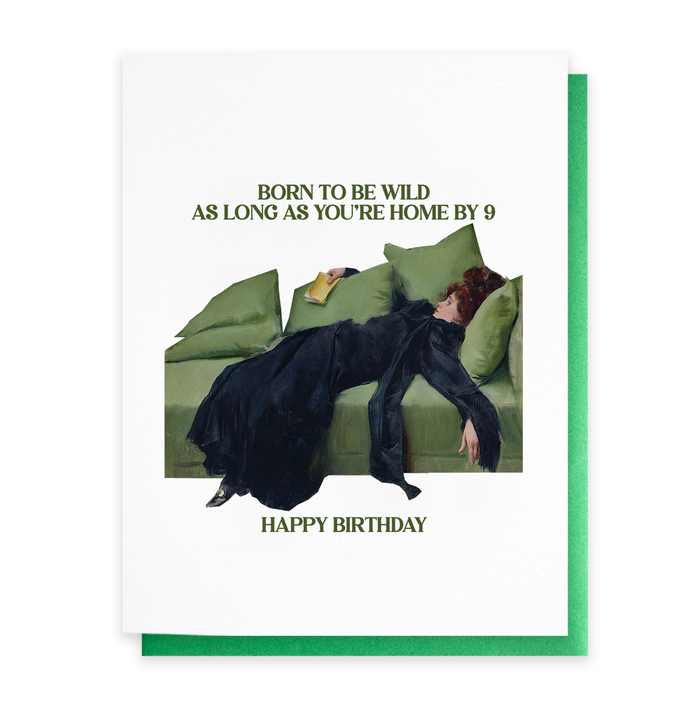 Born To Be Wild, Funny Birthday  Card