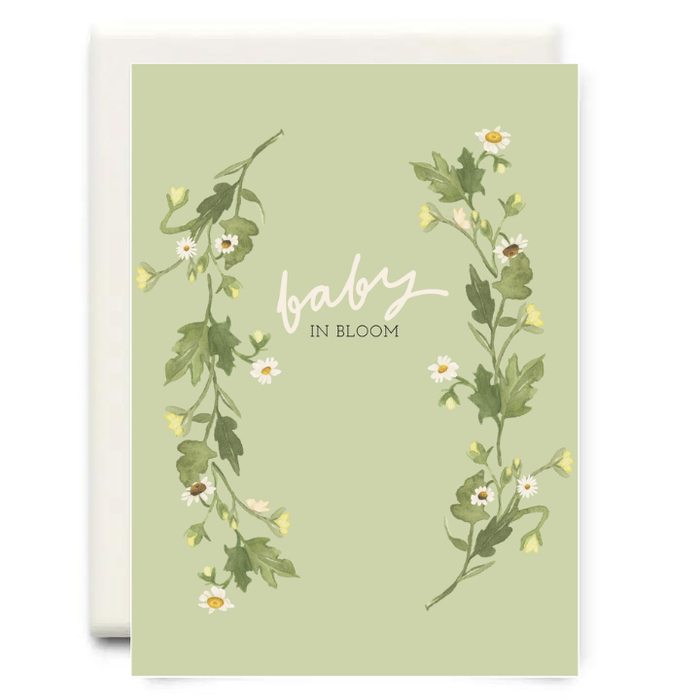 Baby in Bloom Card