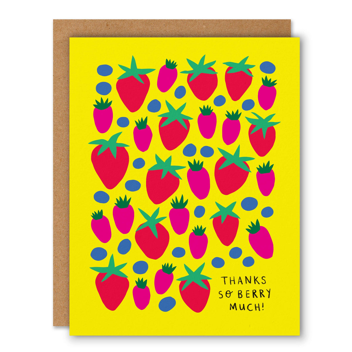 Berry Thank You - Greeting Card