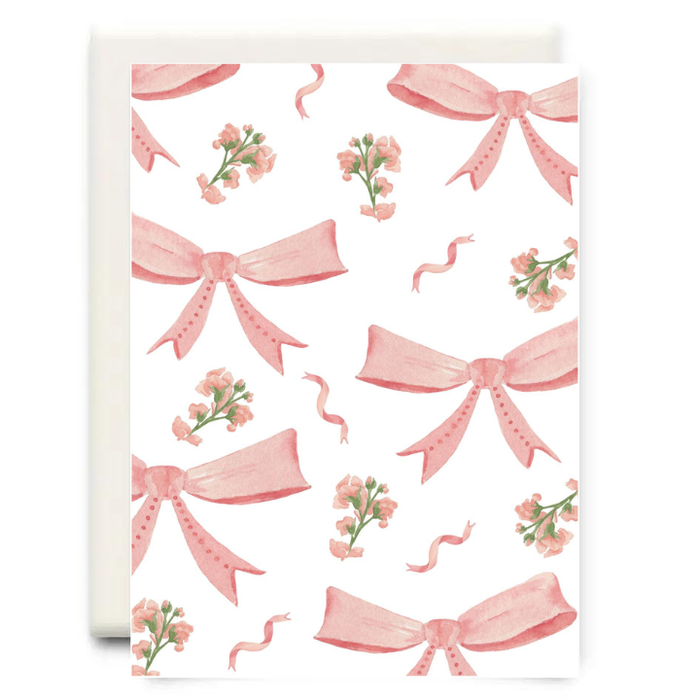 Ribbons & Bows & Flowers Greeting Card
