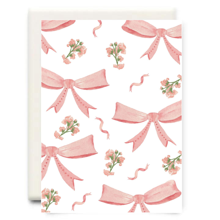 Ribbons & Bows & Flowers Greeting Card