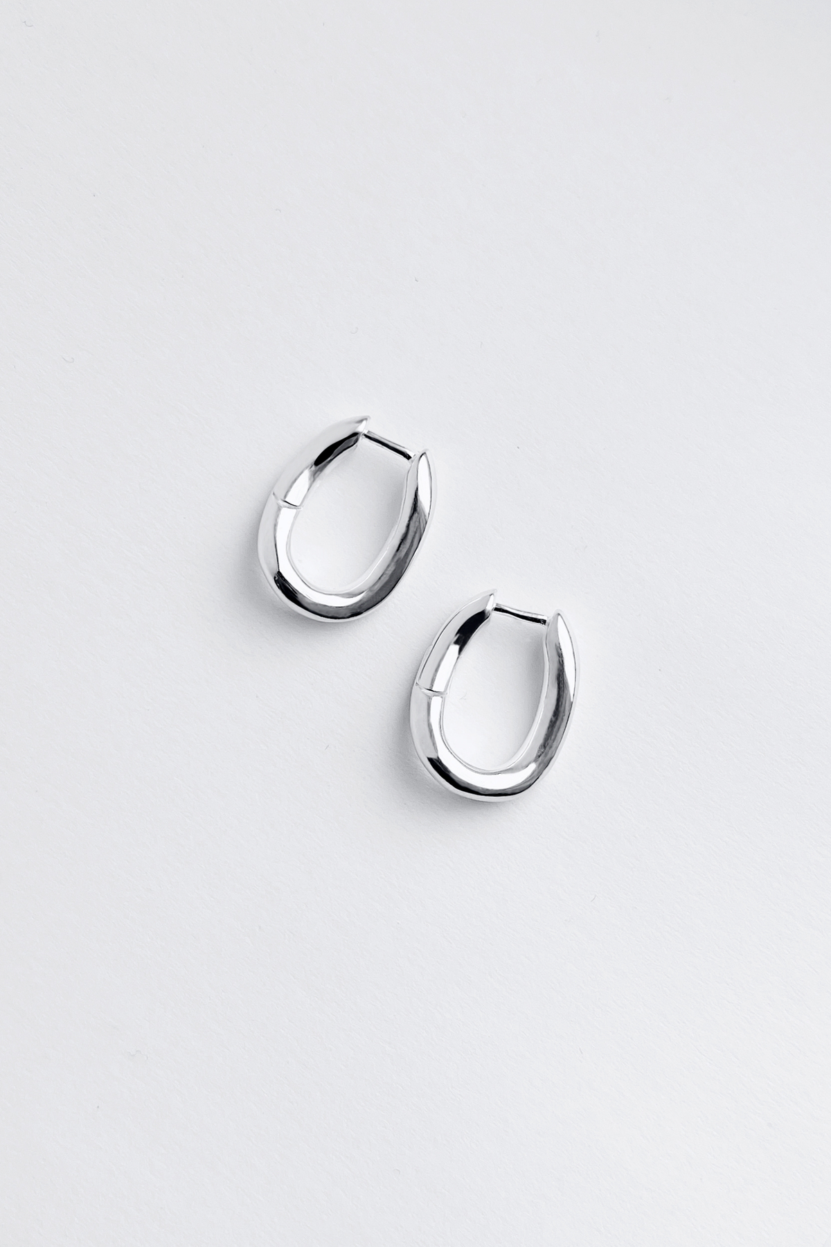 Ruth Hoops: Sterling Silver