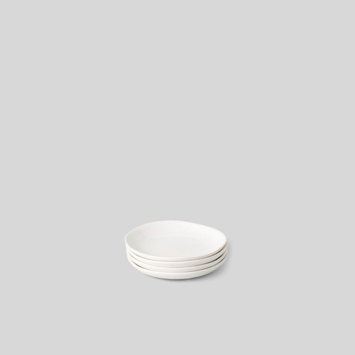 The Little Plates: Pearl White - Set of 4