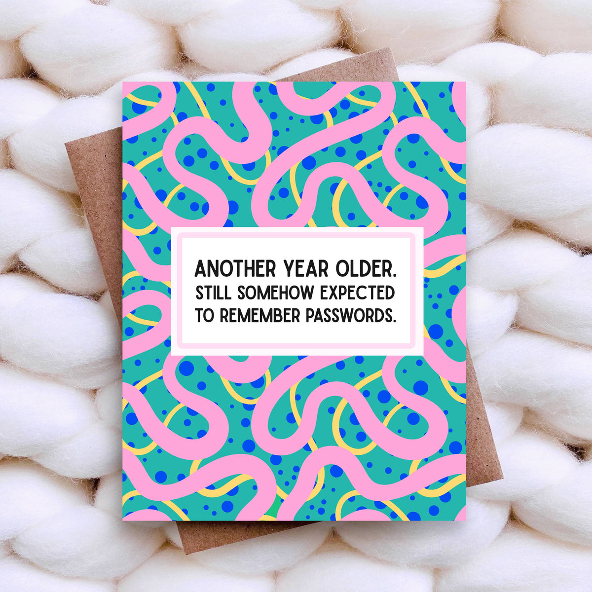 Passwords Birthday Card