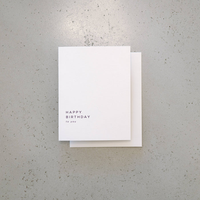 Happy Birthday Card