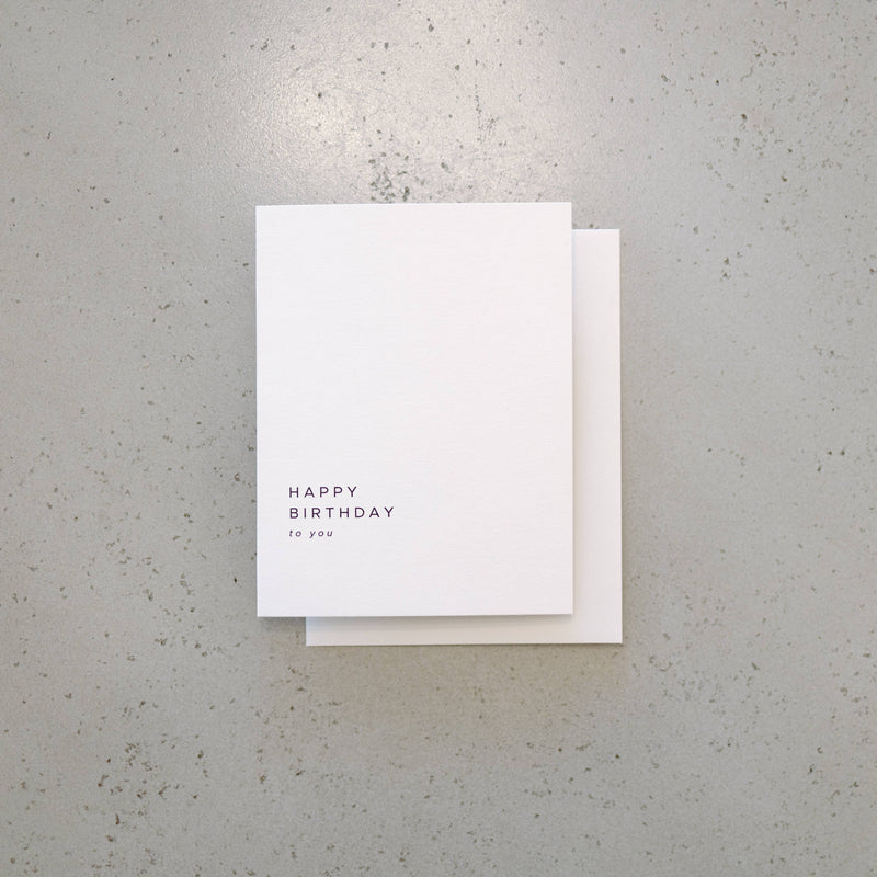 Happy Birthday Card