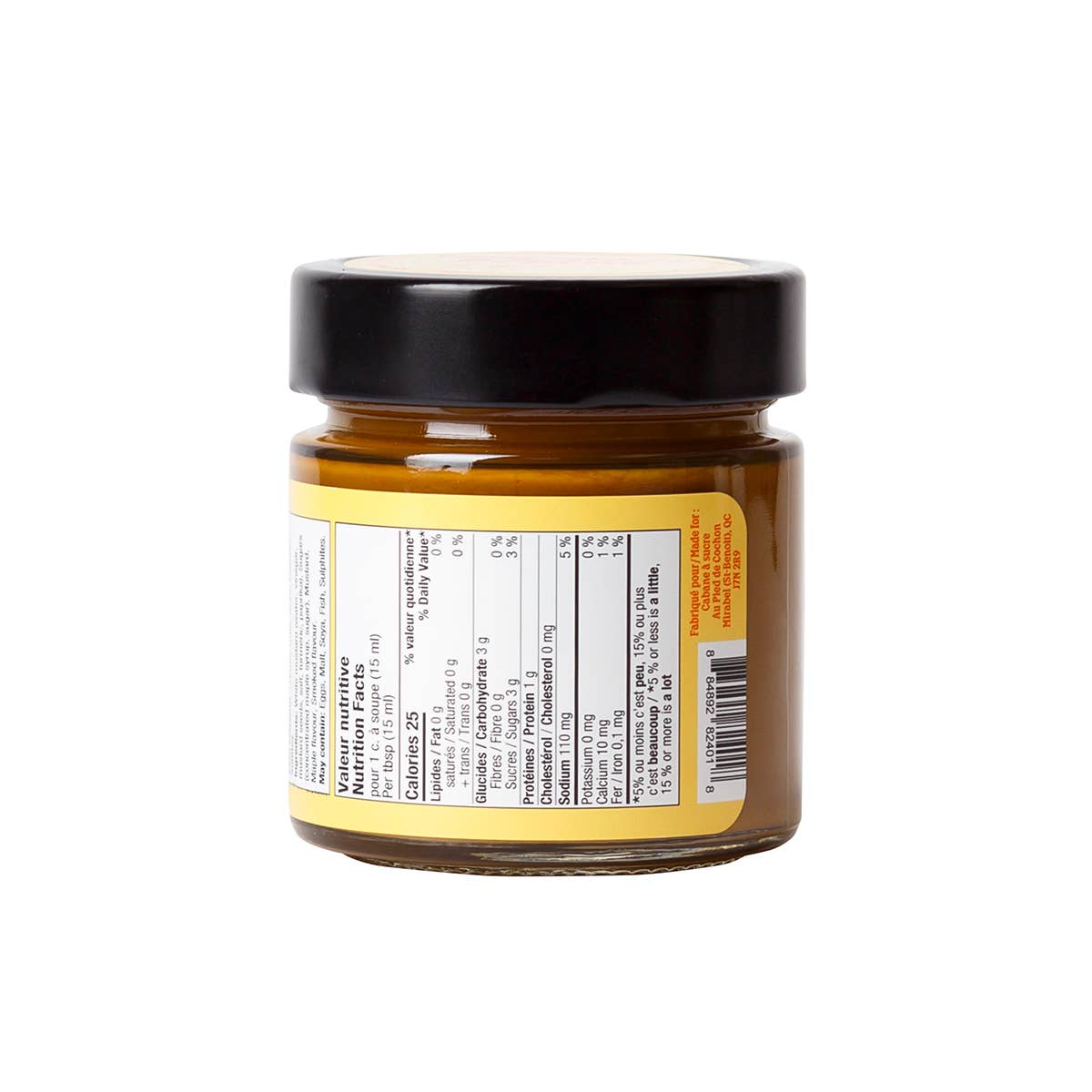 "Au pied de cochon" smoked maple baseball mustard