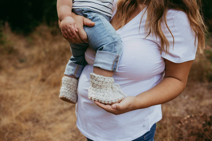 Birch wool booties 5/6(1-2 Yr)