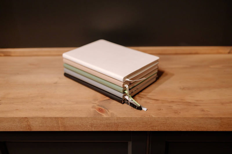 Brown Vegan Leather Notebooks