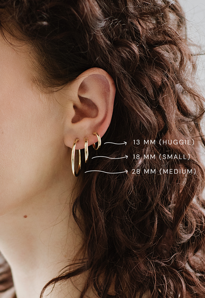Anna Huggie Hoops