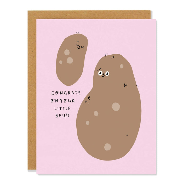 Little Spud - New Baby Card