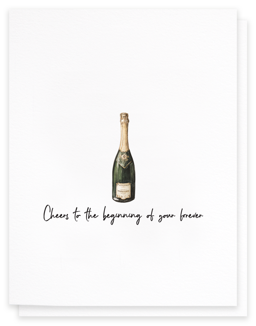Beginning Of Your Forever, Wedding Card